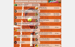 Activités Saison 2025-2026