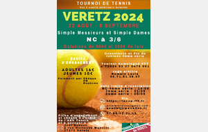 Tournoi Véretz - Eté 2024